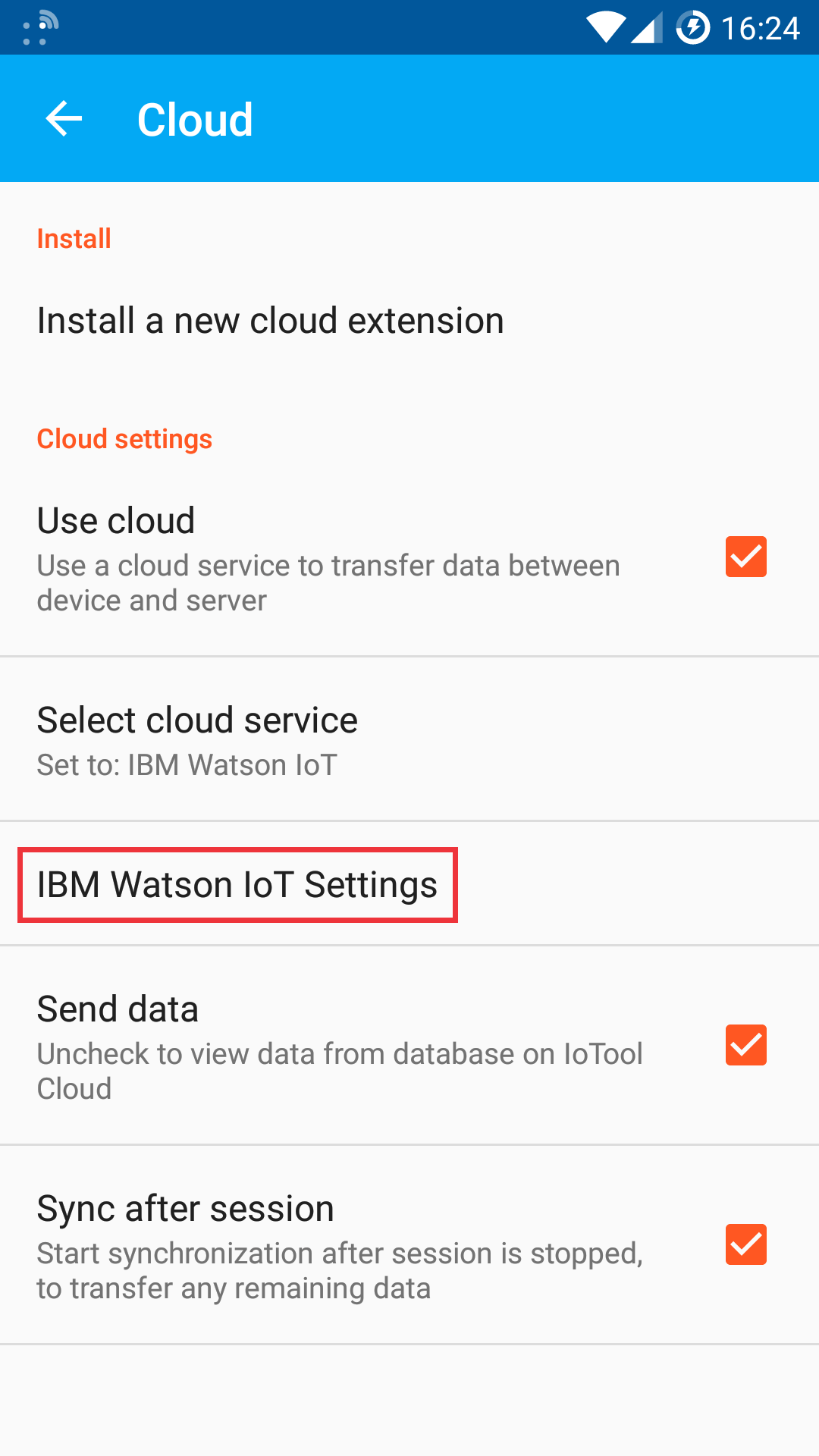IoTool settings 4