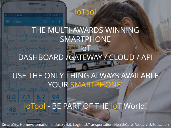 IoTool - THE MULTI-AWARDS WINNING SMARTPHONE IoT GATEWAY